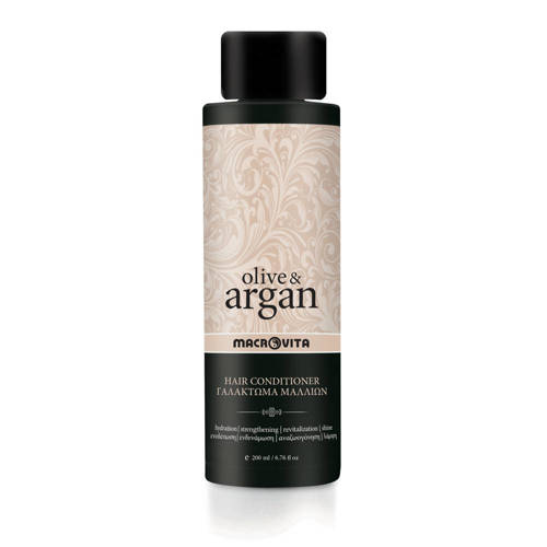 MACROVITA Olive & Argan naturalna odżywka do włosów z olejkiem arganowym 200ml
