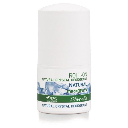 MACROVITA Olive.elia naturalny dezodorant roll-on z kryształem Natural 50ml